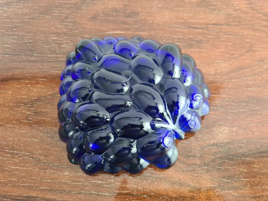 Taça vidro azul cobalto