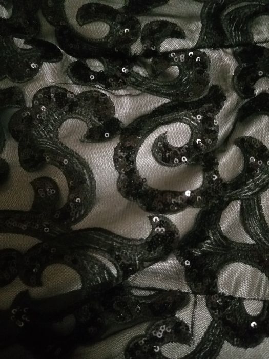 Платье вечернее выпускное нарядное в паетках ажурный рисунок