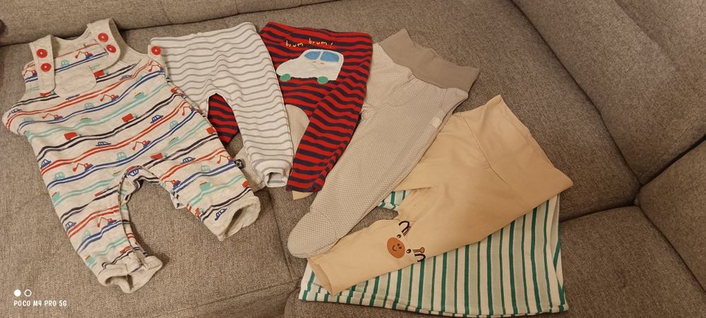 Spodenki niemowlęce r.74 komplet 6 sztuk