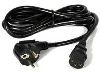 KABEL PRZEWÓD zasilający do komputera PC 200 cm 3x0,75mm2 - 2szt.