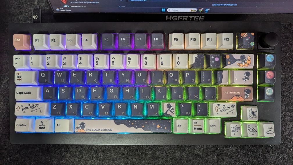 Astronaut 3,0 РВТ, игровые колпачки для клавиш Cherry Profile