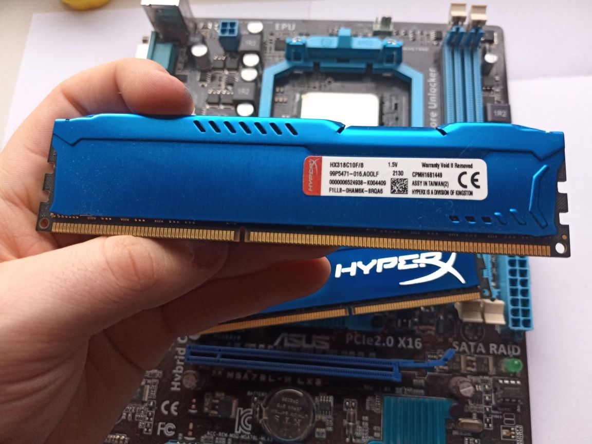 продаю комплект для пк fx8120  ASUS M5A78L-M LX3