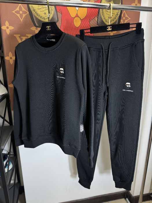 KARL LAGERFELD PREMIUM Женский костюм Карл черный/белый осенний костюм