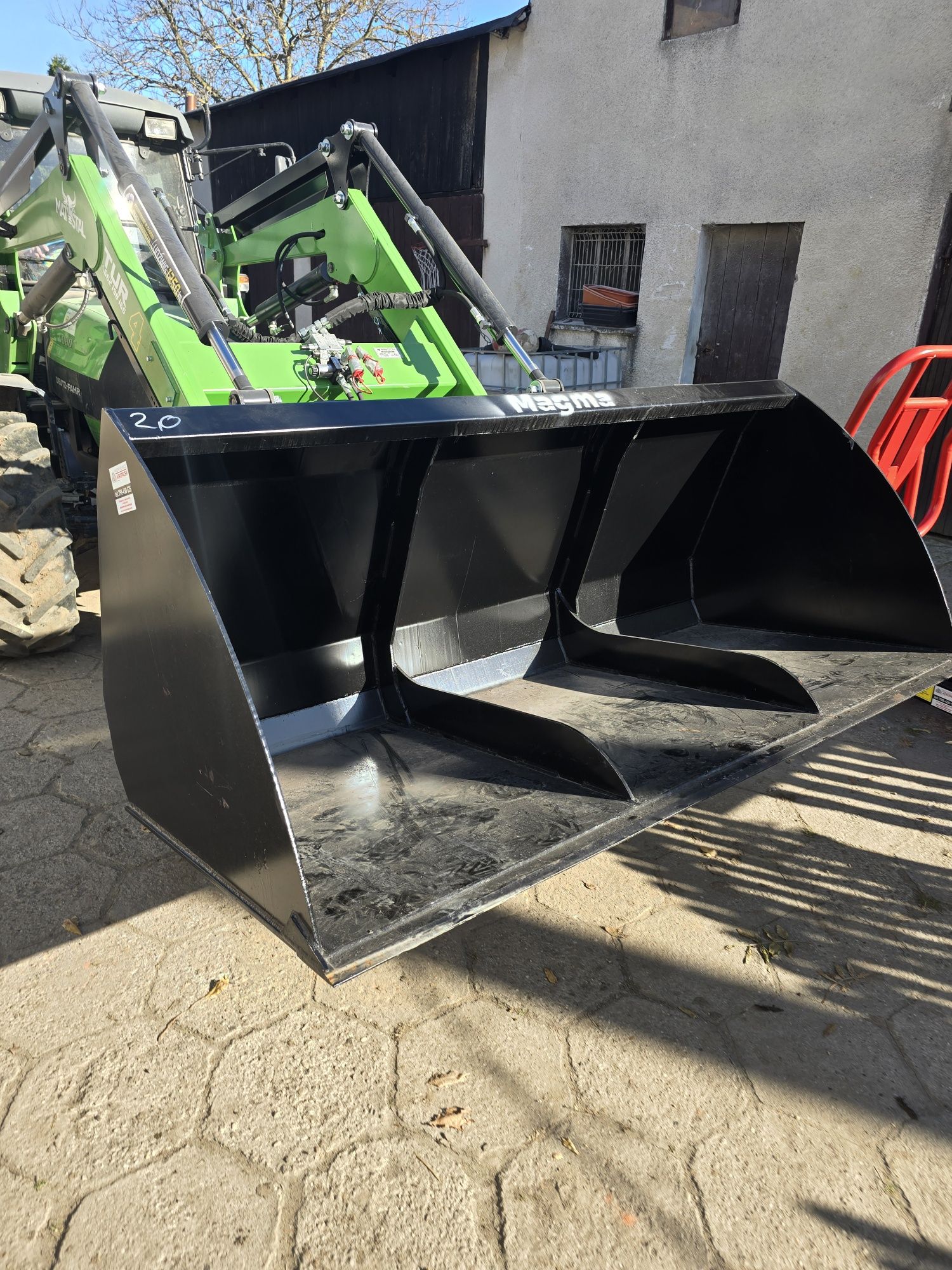 8mm Blacha łyżka objętościowa do tura jcb.