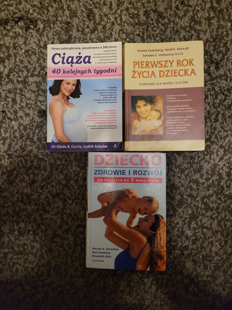 Zestaw 3 książek o ciąży i dziecku