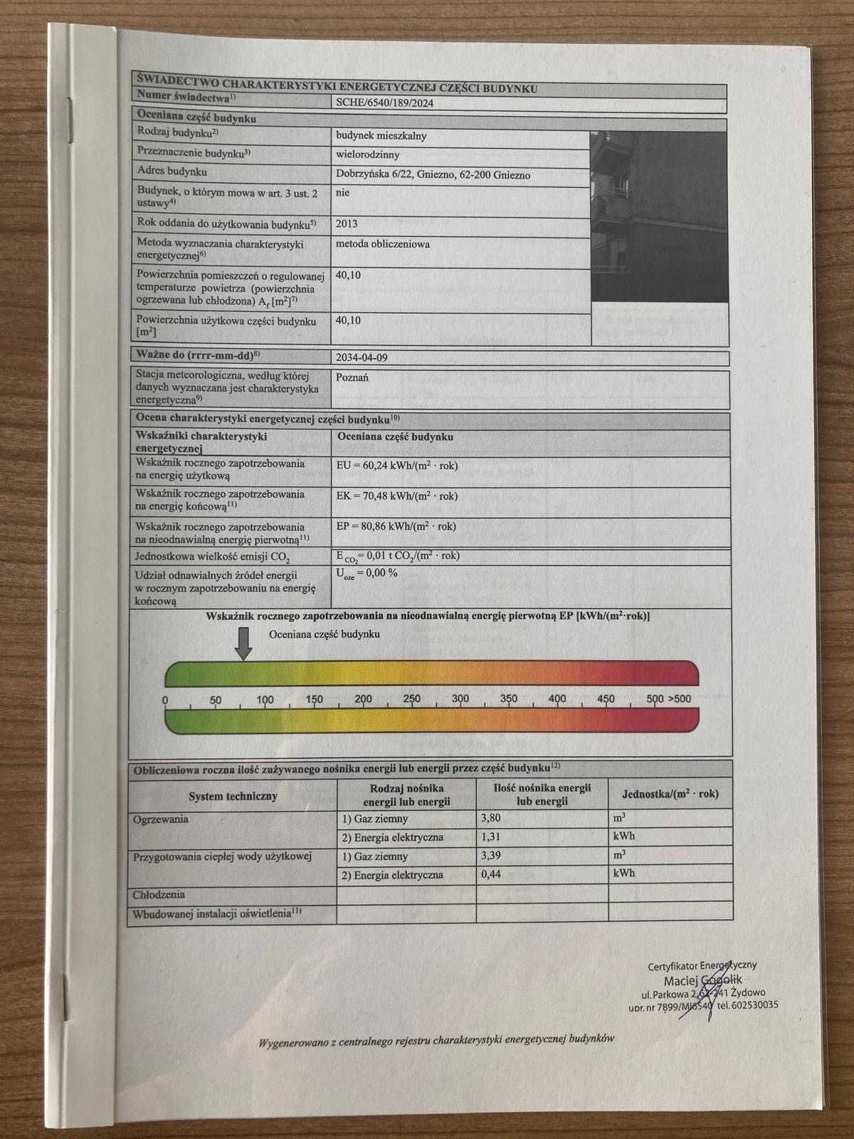 Mieszkanie 2-pokojowe 40m2 ul. Dobrzyńska