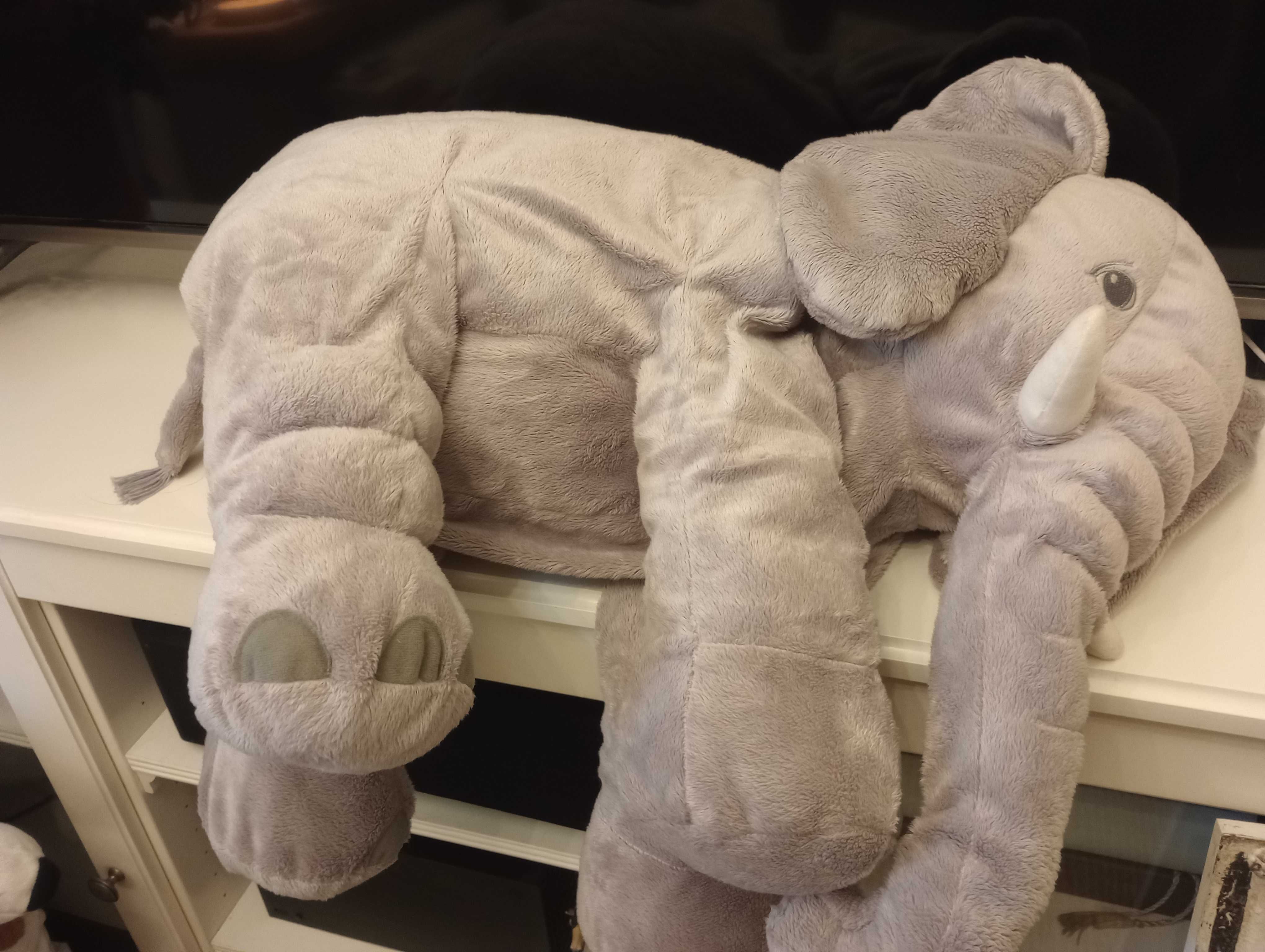 IKEA słoń GIGANT maskotka pluszak