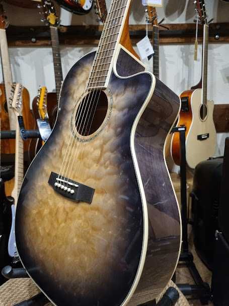 Cort GA QF FBB gitara elektroakustyczna Fishman Isys T Sonicore