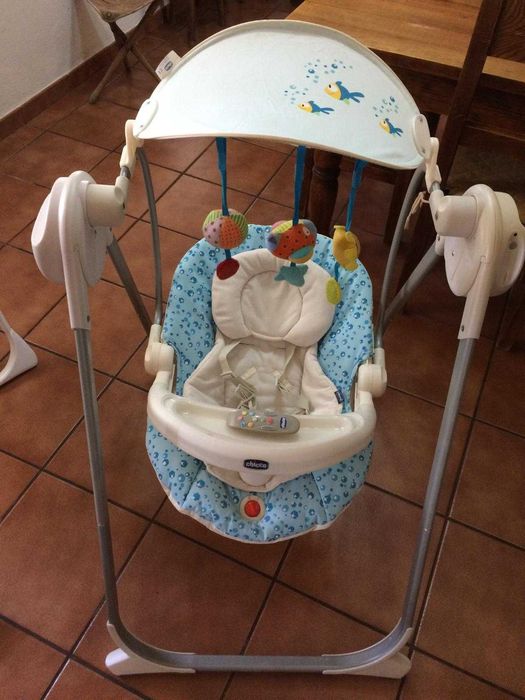 Baloiço, Espreguiçadeira  com vibração e música Chicco