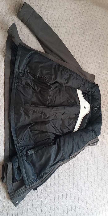 UNIQLO XS-S hybrydowa puchowa parka płaszcz 4 w 1