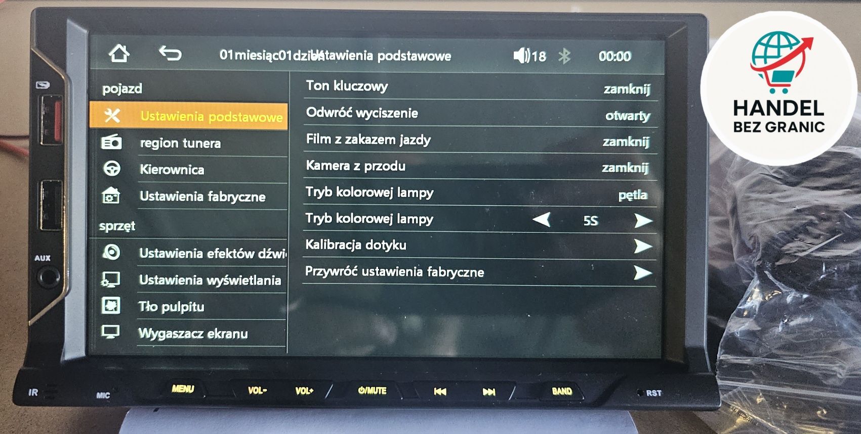 Radio samochodowe z odtwarzaczem MP5 Android 2din
