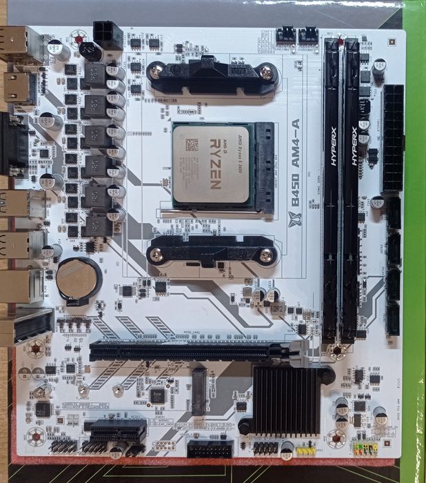 Игровой комплект MACHINIST B450 + Ryzen 3600 / 5500 + ddr4 16gb (2×8)