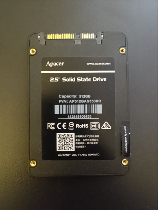 SSD Apacer AS350X 512Gb