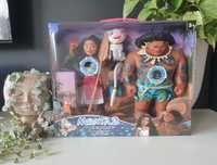 Duży zestaw interaktywna lalka Vaiana Skarb Oceanu Disney Maui Pua Hei