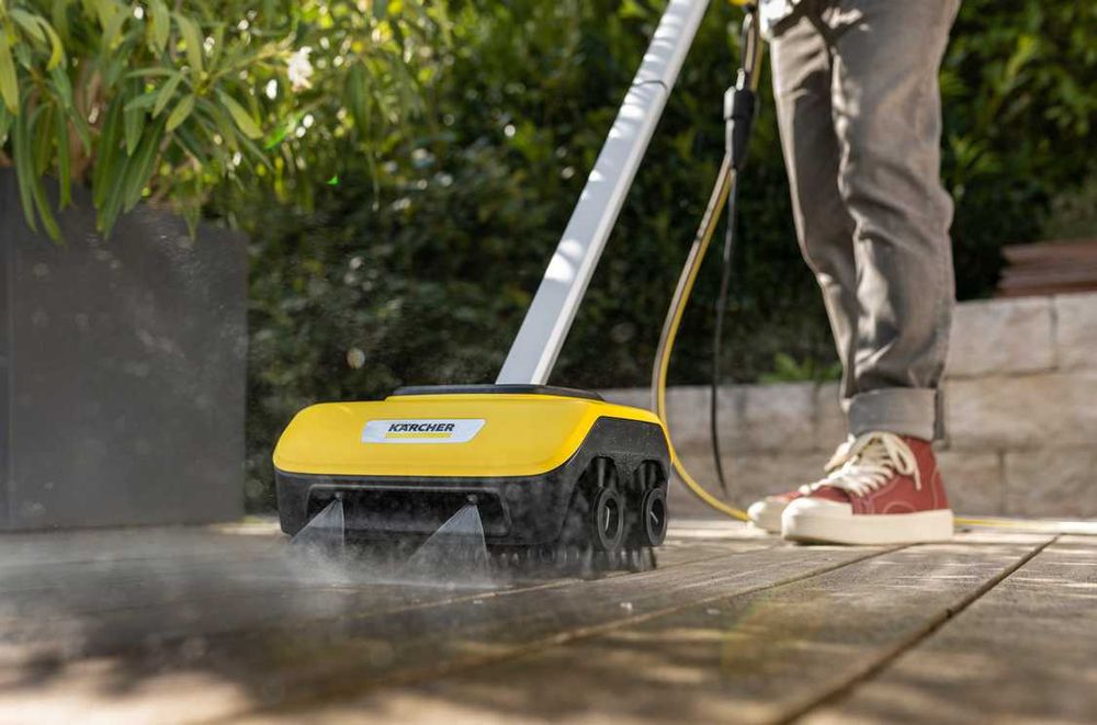 Karcher pcl6 wynajem czyszczenie tarasów desek kostki