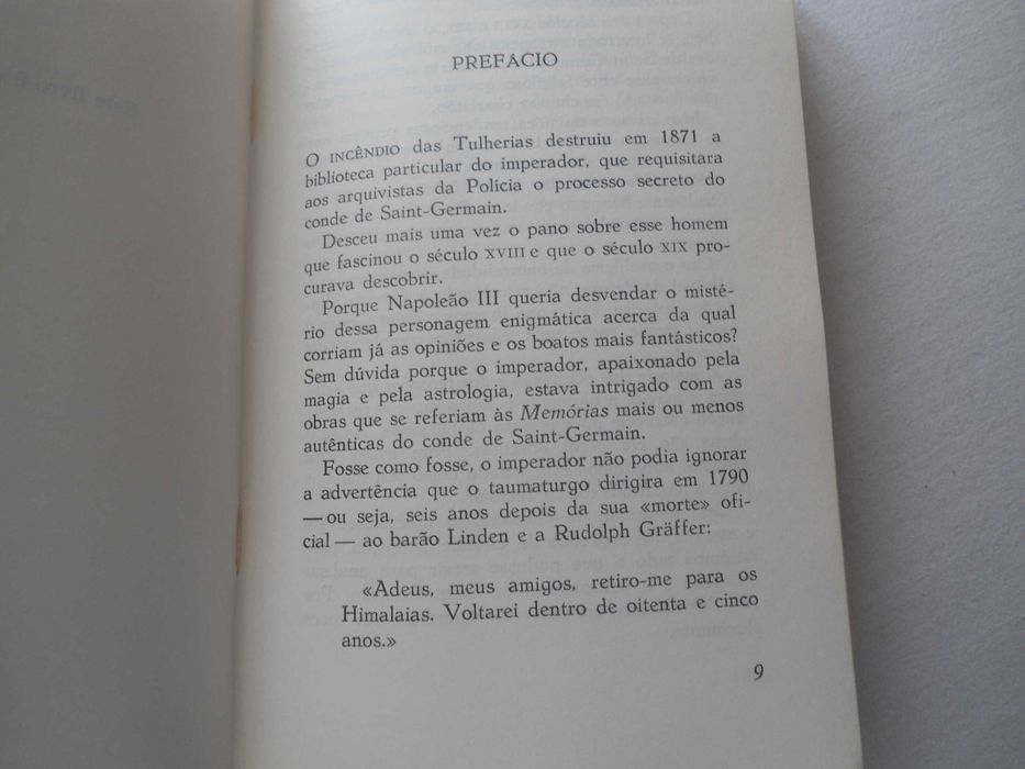 O Enigmático Conde de S. Germain de Pierre Ceria e Francois Ethuin