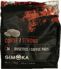 Кофе в чалдах 62мм Gimoka Senseo 36шт смак Corse Strong