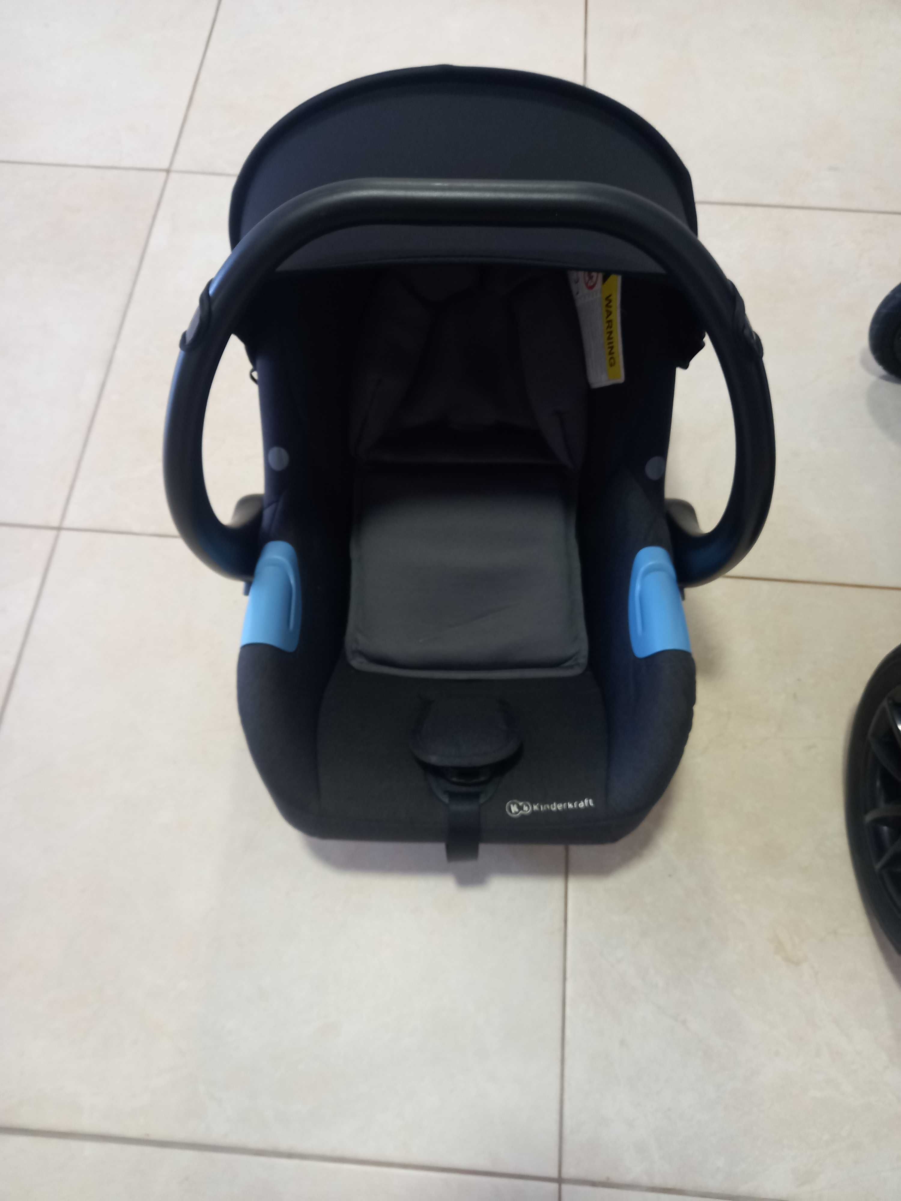Carrinho de Bébé 3 em 1 (Alcofa+Ovo+Carrinho)