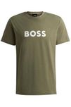 Nowy oliwkowy męski tshirt Hugo Boss regular fit M