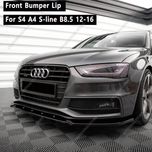 Губа на передний бампер AUDI A4 B8 B8.5 накладка на бампер сплитер юбк