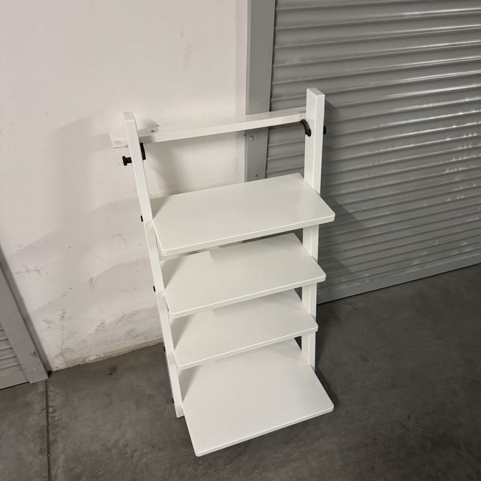 Półka ścienna szafka Ikea Hjalmaren drabinka biała