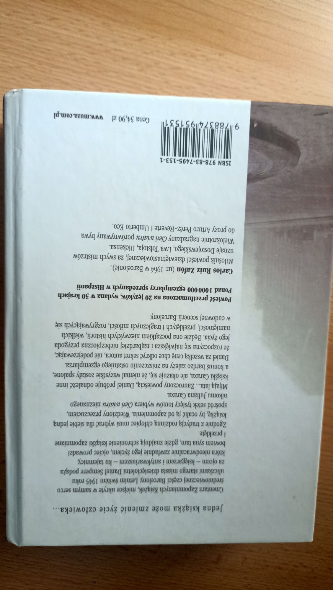 Cień wiatru - Carlos Ruiz Zafon