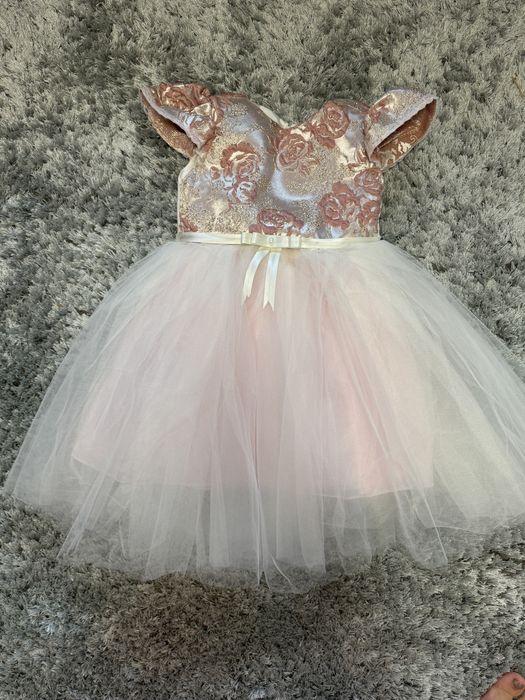 Свʼяткова сукня, пишна, фатинова, рожева, 98,104. 4-5 років