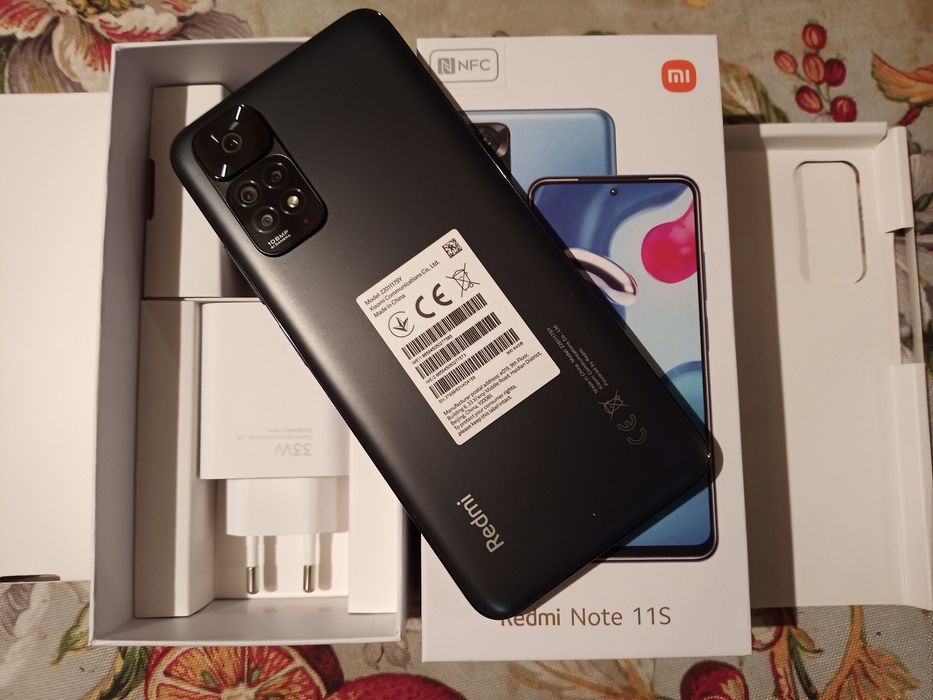 Xiaomi Redmi Note 11S (-Amoled-90Hz) NFC) 108Mp.) 7GB/64GB +СКЛО+ЧОХОЛ
