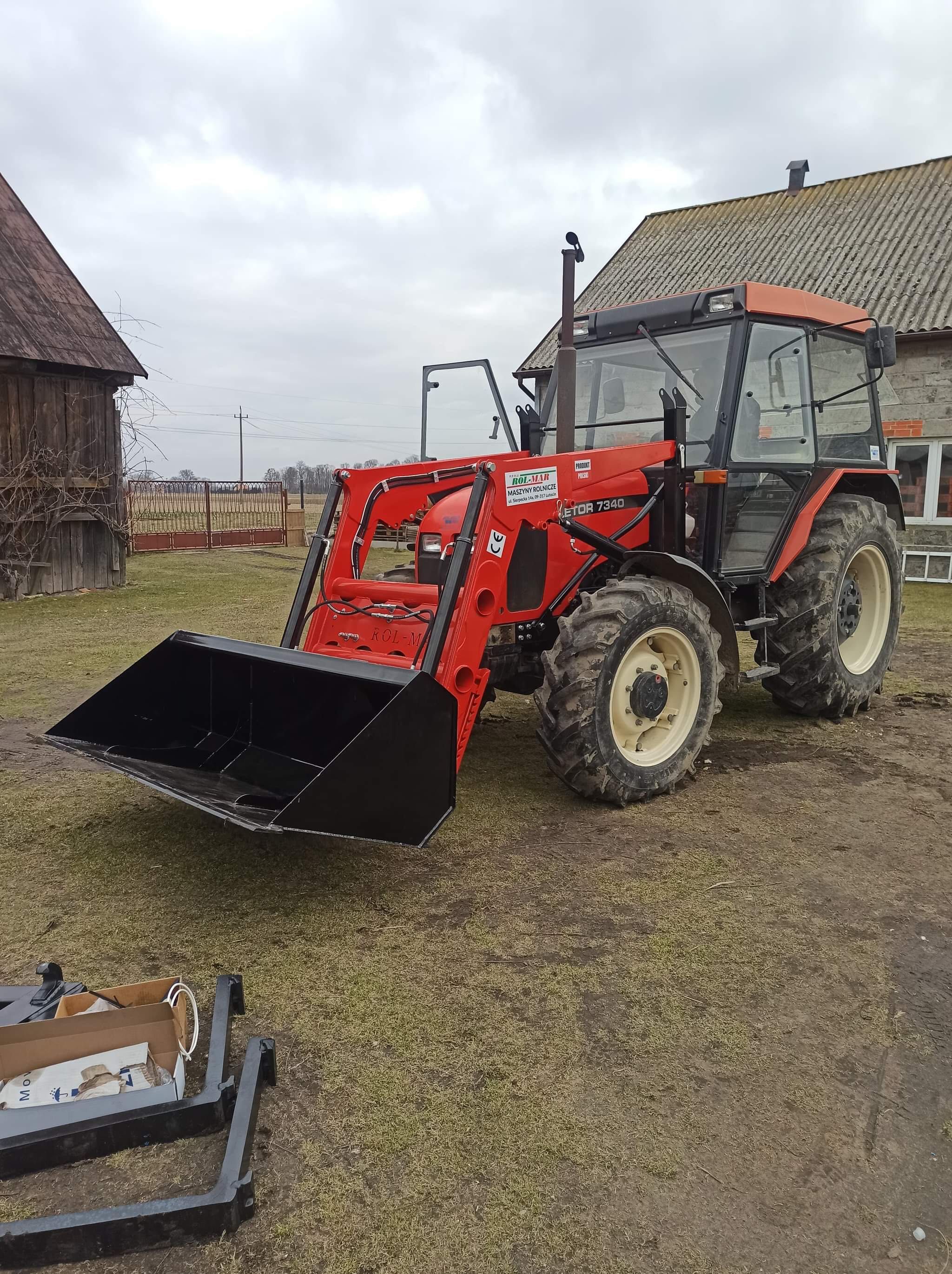 Tur Ładowacz Zetor 7340, 6340 ursus 912 914