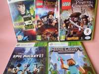 XBOX 360 GRY DLA DZIECI LEGO Minecraft Ben10 Myszka Mickey