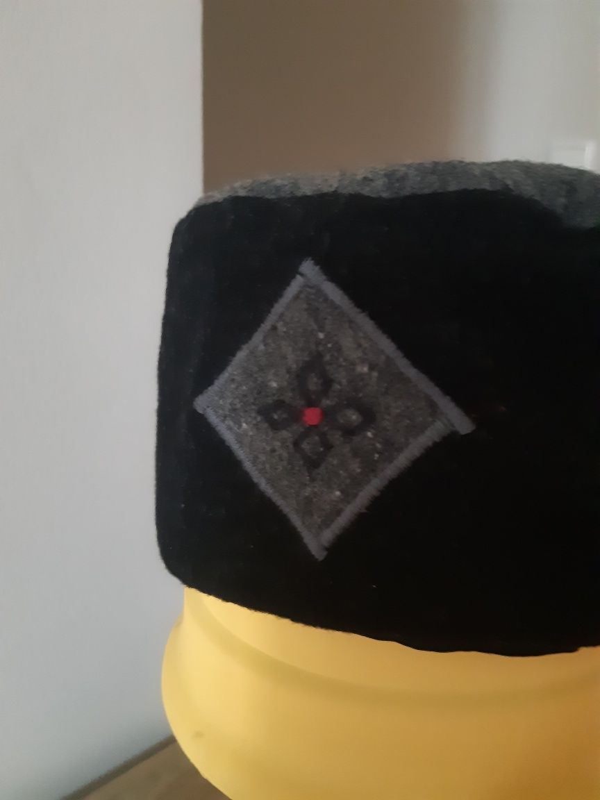 Hand made orginal design czapka unikat wełna