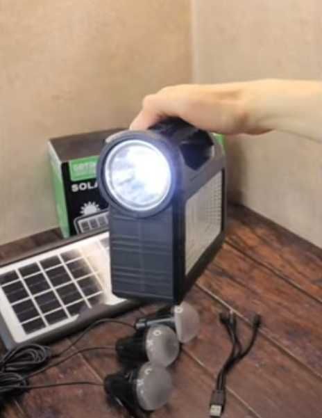 Аккумуляторный фонарь павербанк для блекауту / Лихтар з лампами