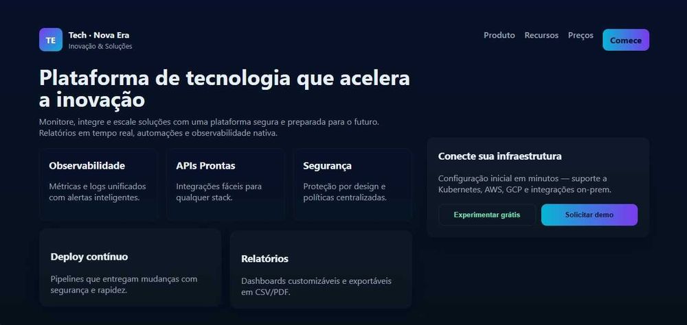 Criação de sites e imagens totalmente personalizados