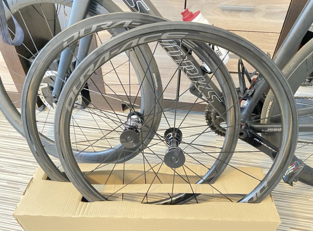 Nowe kola Dura Ace c40 szytka + zaciski