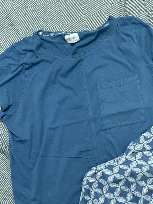 Niebieska  piżama damska 4xl