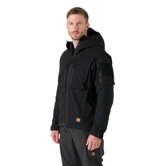 Тактична зимова куртка Helikon-Tex Yukon Winter Чорна олива койот сіра