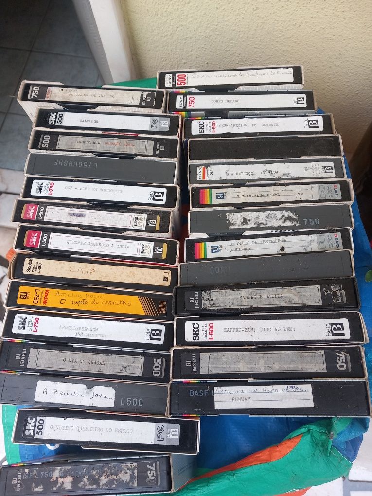 27 Cassetes  Video Betamax