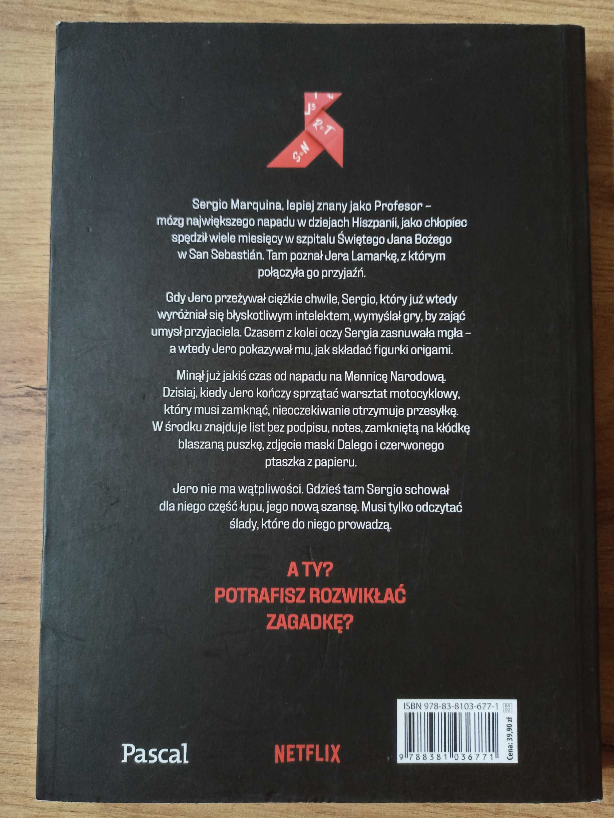 Dom z papieru. Escape book: Dziennik Profesora