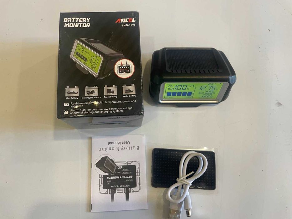 Індикатор стану акумулятора ANCEL BM200 PRO 12V Тестер  аккумулятора