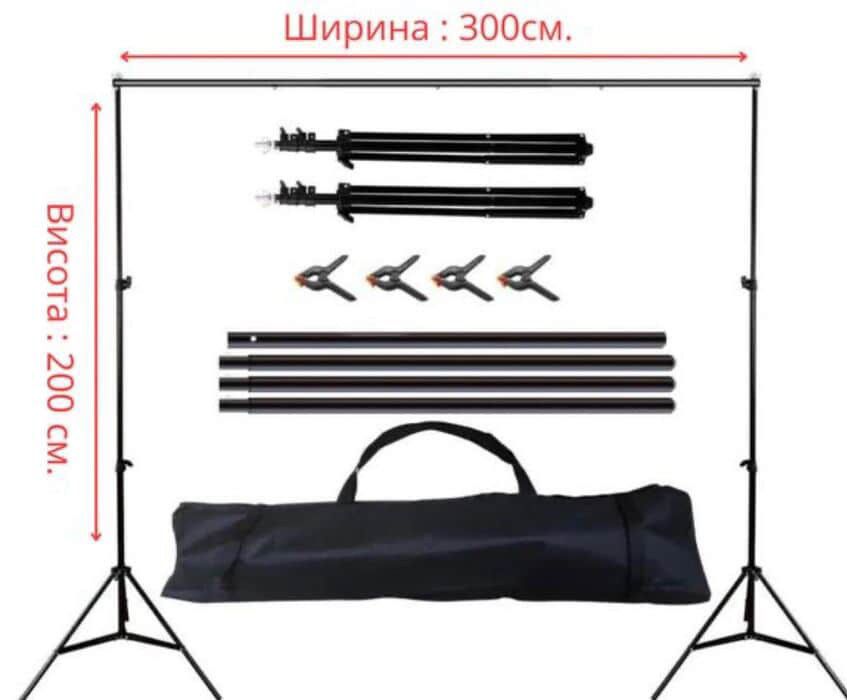 Кріплення для фону студійні ворота на один фон