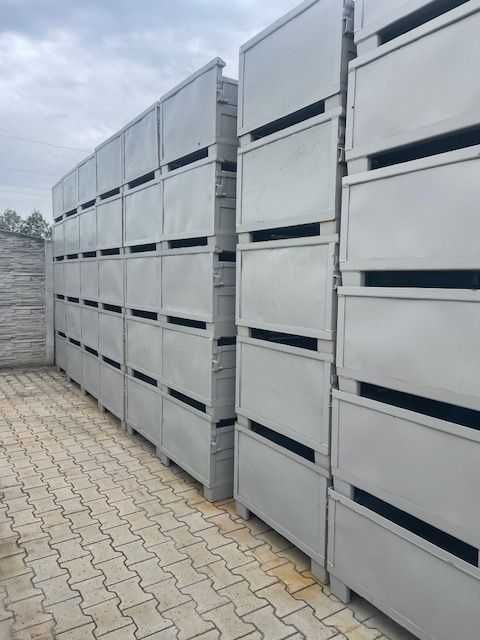 GITTERBOX 1/2 Paleta metalowa, pojemnik, kosz kosze uic ujc blaszak