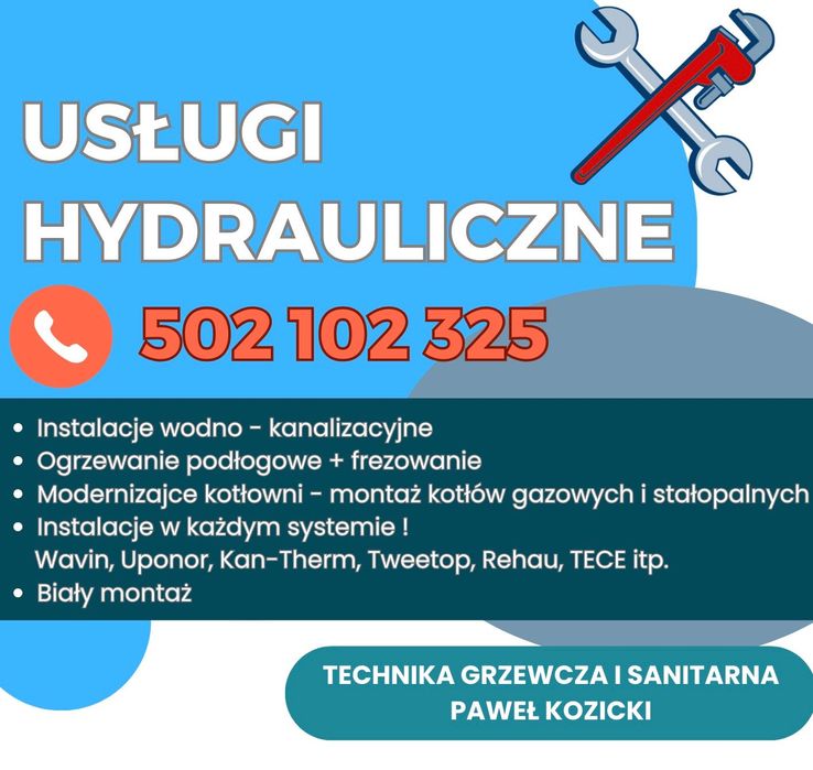 Usługi Hydrauliczne Warszawa Płukanie instalacji +50 km, Raszyn, Grodz
