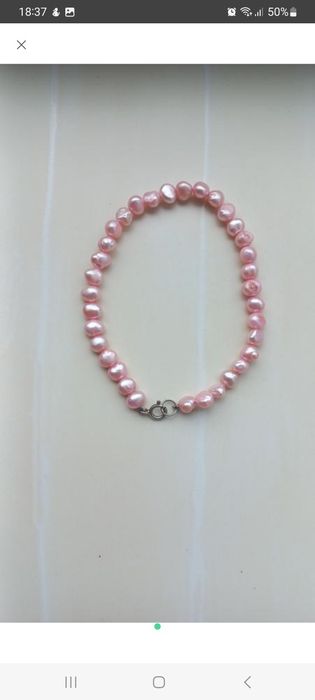 Браслет з річних перлів