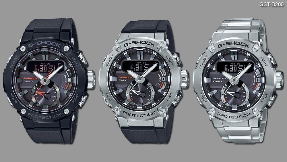 Часы Casio G-SHOCK GST-B200-1A ! Оригинал! Фирменная гарантия 2 года!