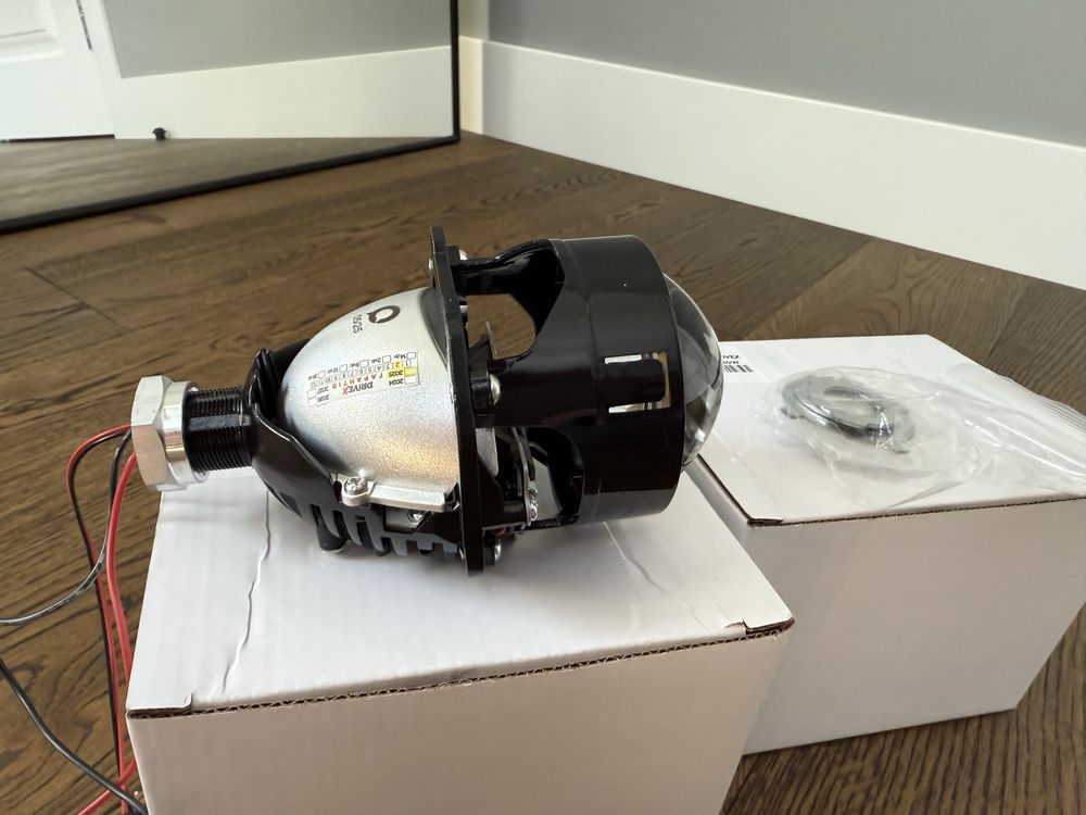 Комплект bi-LED светодиодные линзы DriveX MINI 2.5 40W 5700K (2 штуки)