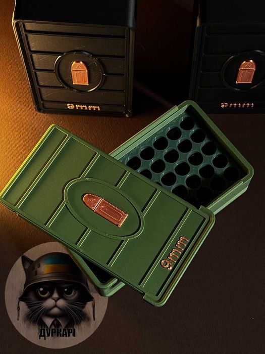 Коробки для набоїв 9mm ( 9mm 124gr 147gr ) короб для патронов 9мм