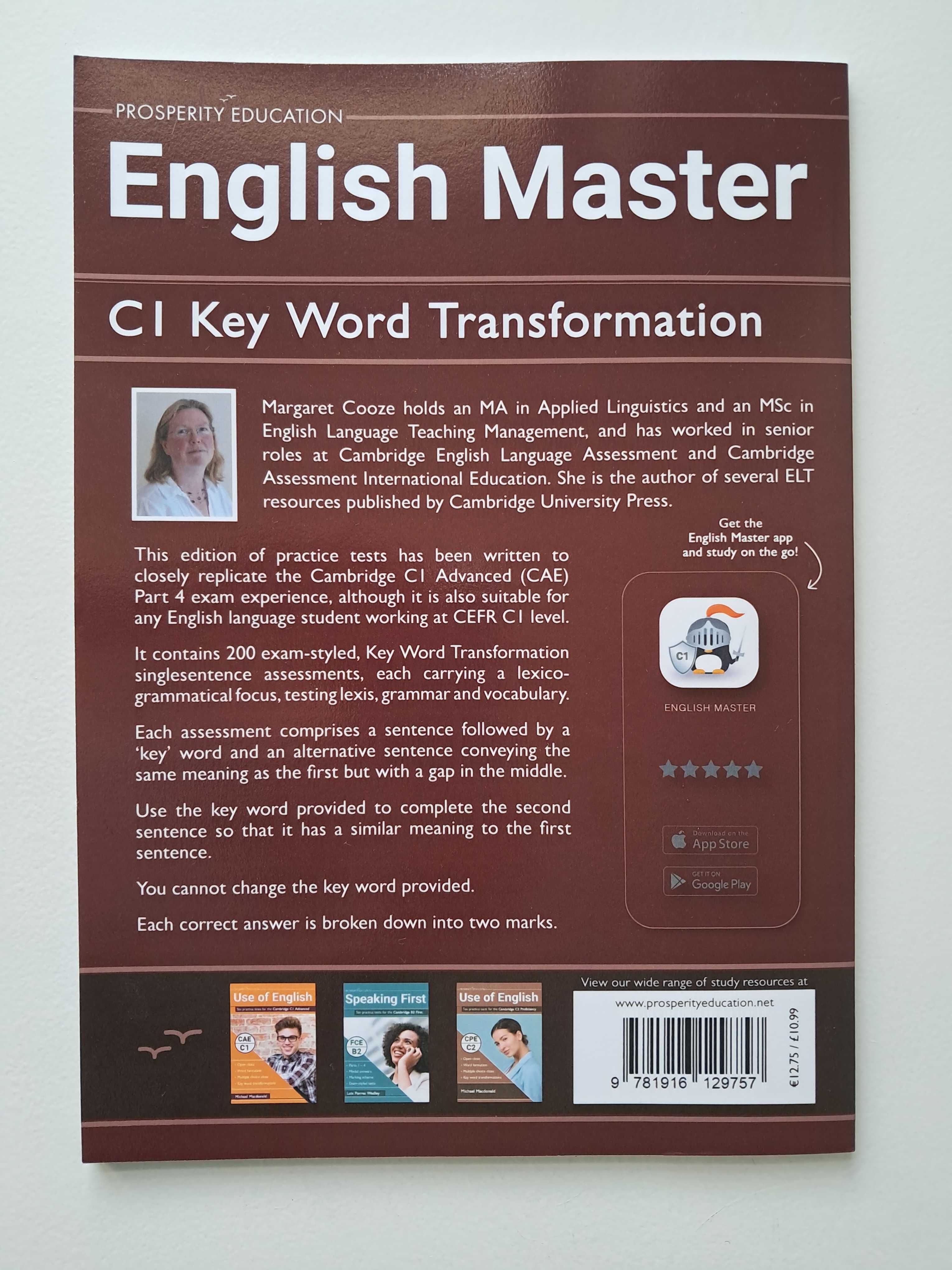 English Master C1 Key Word Transformation. Margaret Cooze. NOWA