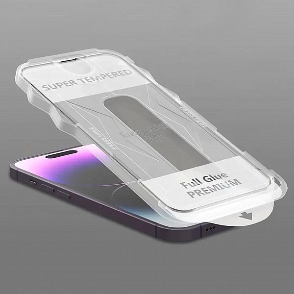 Szkło Hartowane Full Glue Easy-Stick Braders do iPhone 12 Pro Max Czar