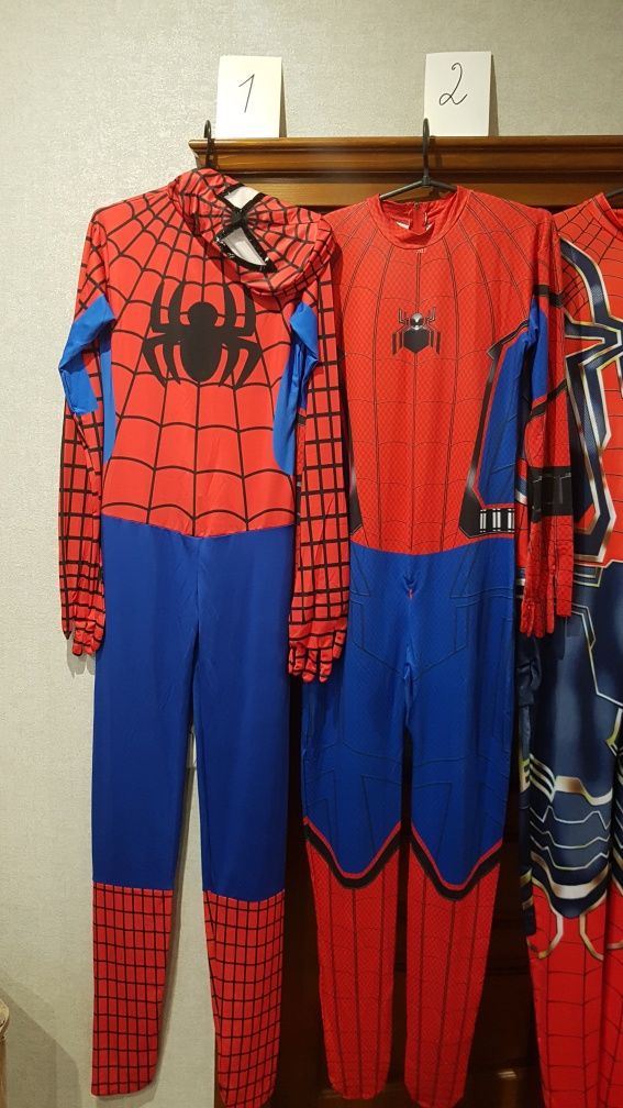 Продам костюми Спайдермена,нові,в ас-ті на зріст від 160до190см.