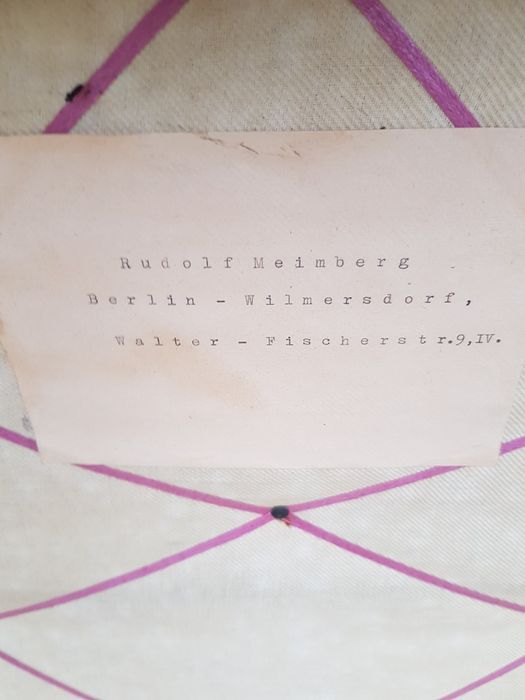 Duży,piękny,przedwojenny kufer podróżny ówczesnego celebryty